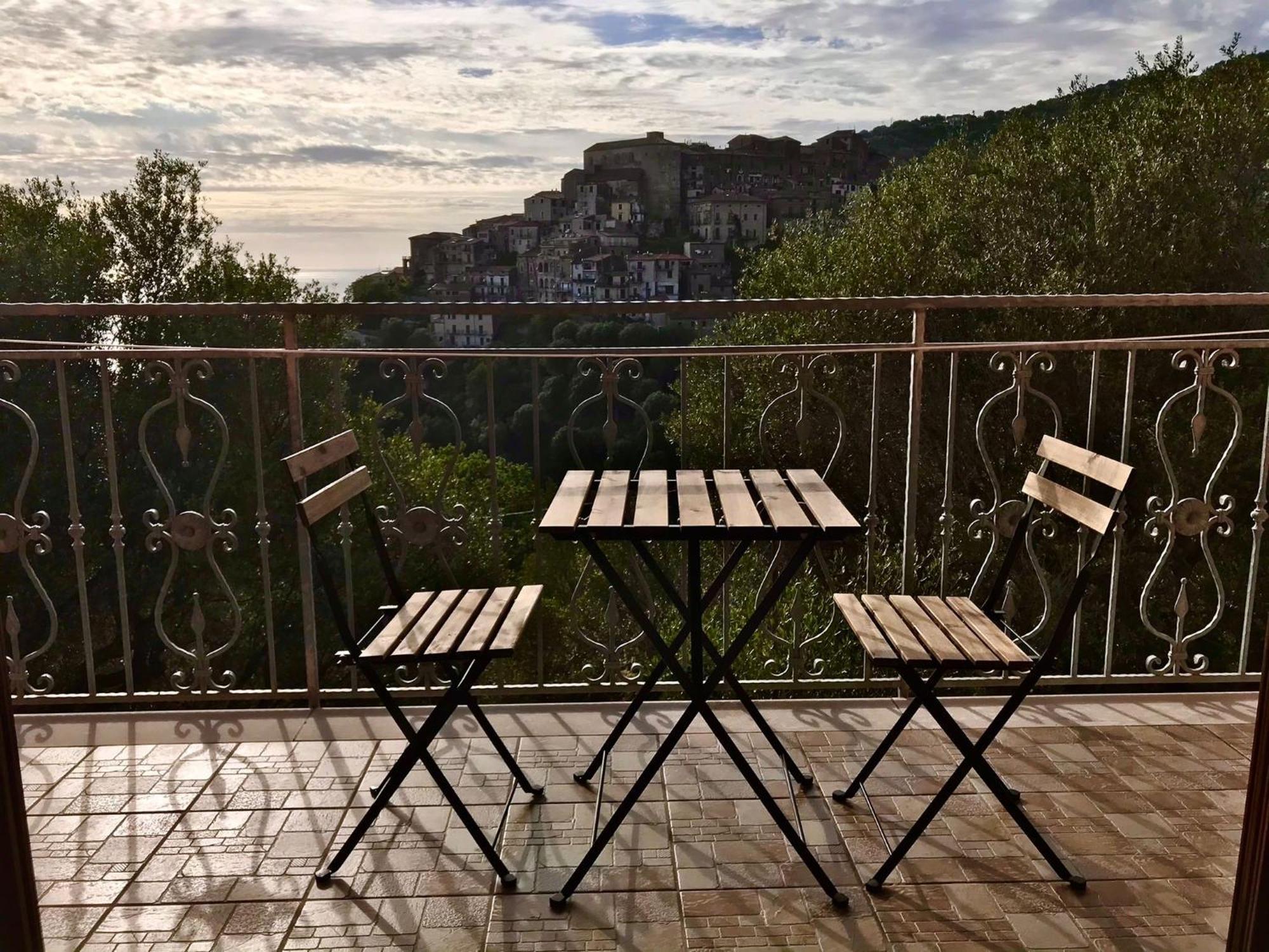 Ferienwohnung Terrazza Sul Mare Pisciotta - Palinuro Exterior foto