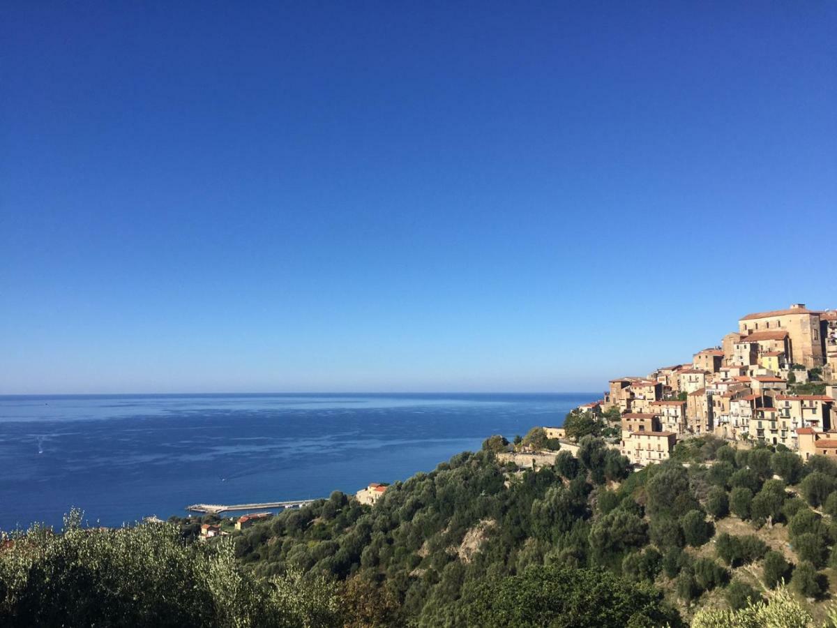 Ferienwohnung Terrazza Sul Mare Pisciotta - Palinuro Exterior foto
