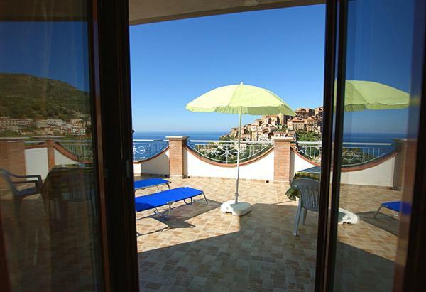 Ferienwohnung Terrazza Sul Mare Pisciotta - Palinuro Exterior foto