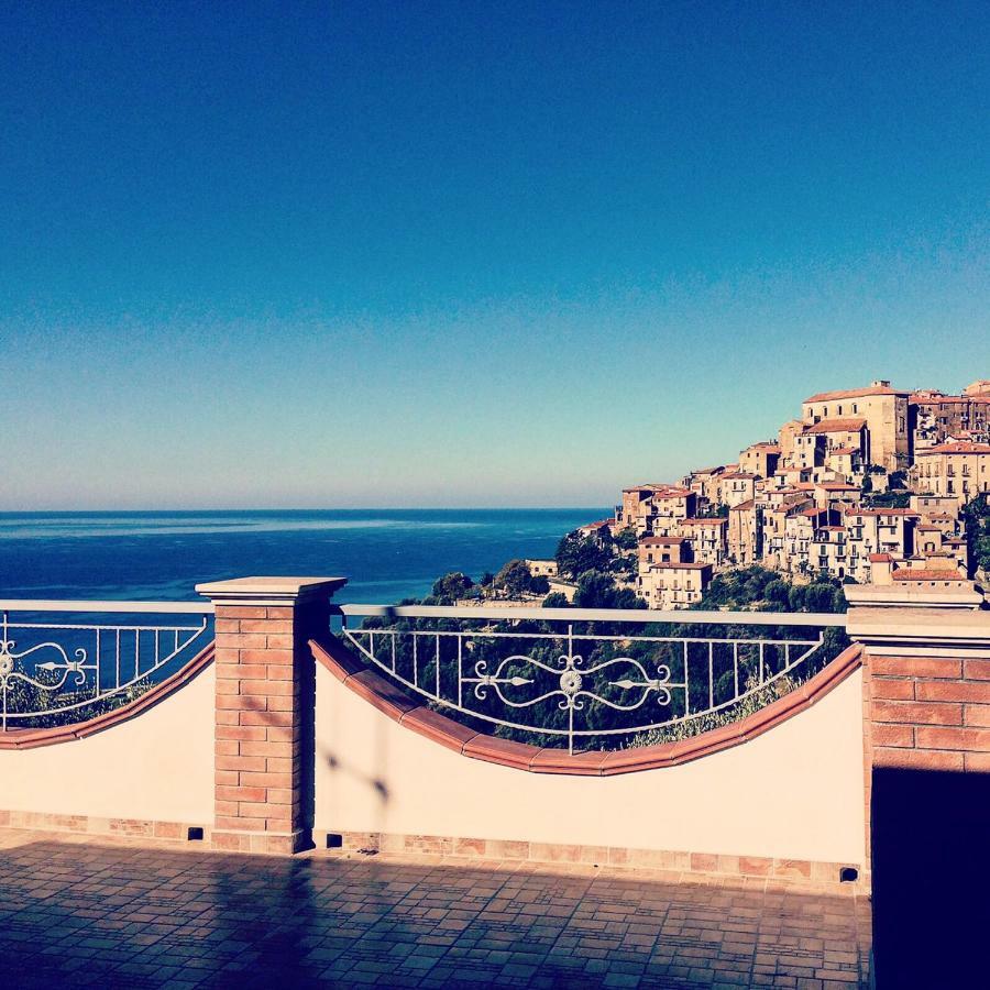 Ferienwohnung Terrazza Sul Mare Pisciotta - Palinuro Exterior foto