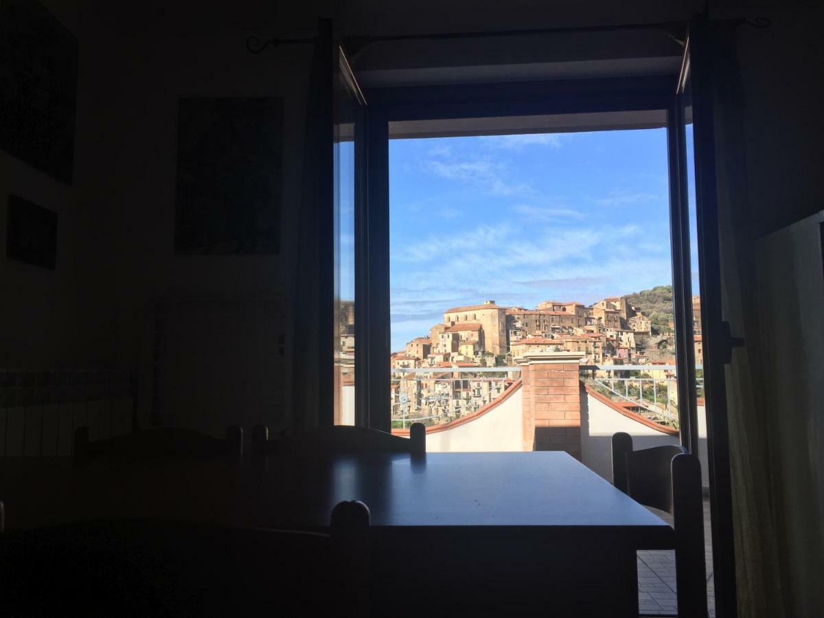 Ferienwohnung Terrazza Sul Mare Pisciotta - Palinuro Exterior foto
