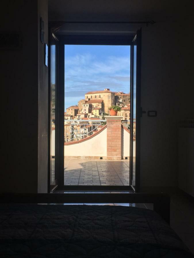 Ferienwohnung Terrazza Sul Mare Pisciotta - Palinuro Exterior foto
